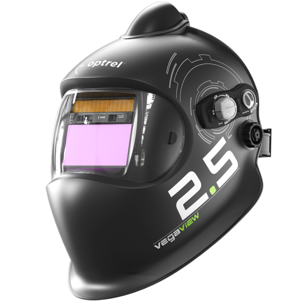 Optrel Vegaview 2.5 Schweißhelm mit Frischluftzufuhr - Verbessern Sie Ihre Schweißpräzision mit modernster Technologie und maximalem Komfort.