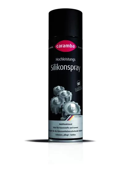 Caramba Hochleistungs Silikonspray zur Schmierung und zum Schutz von Gummi, Kunststoff und Metallteilen